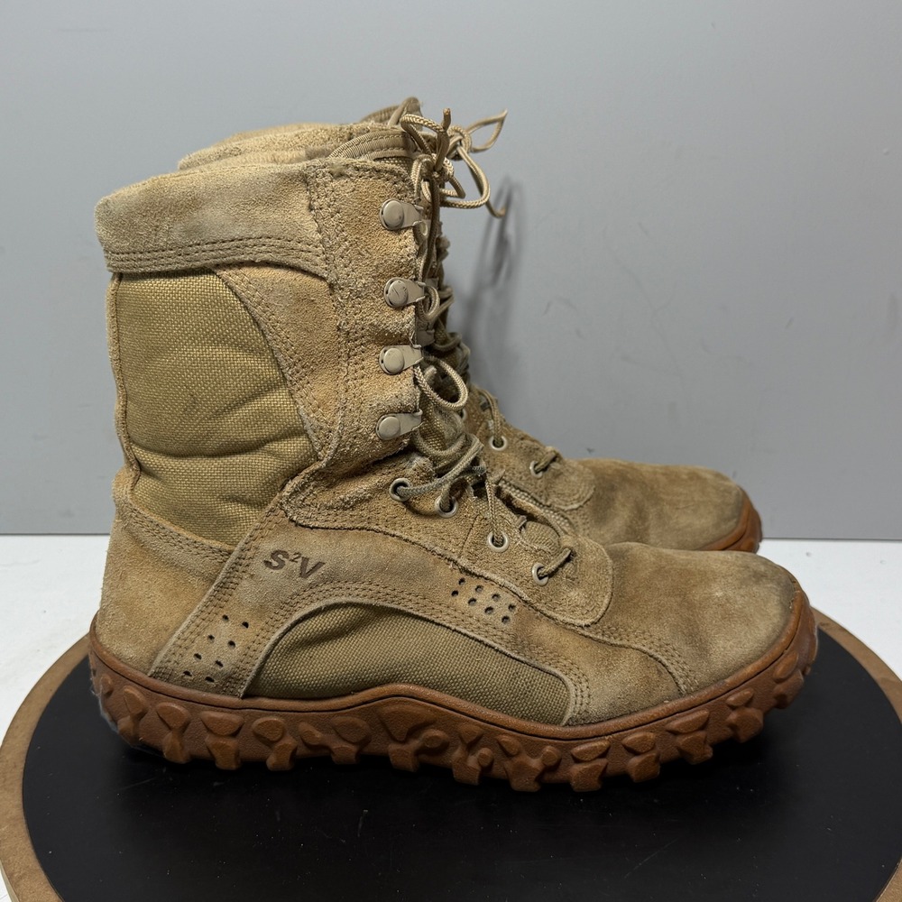 Rocky S2V Special Ops Boots Men 10.5 Tactical Military Coyote Brown Tan Military